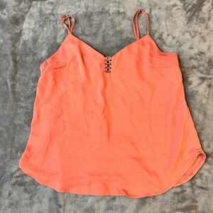 Dynamite Coral Camisole with Strappy Detail

#1251